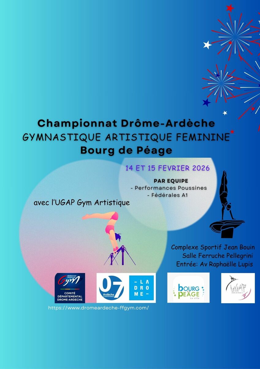 Compétition bi-départementale GAF à Bourg de Péage