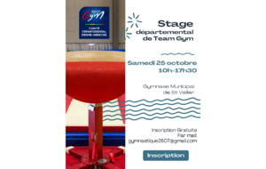 Stage départemental TeamGym
