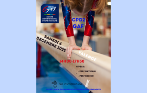 CPD2 GAF 6 décembre 2025 à Valence