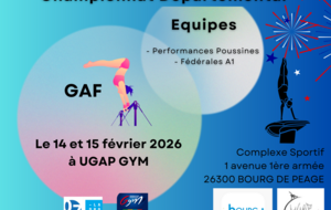 Compétition Départementale GAF Equipes FA1 PERF POUSS