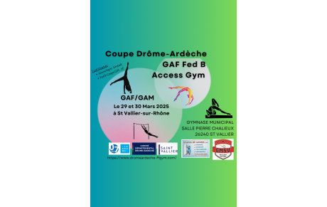 Coupe Drôme Ardèche, Fed B et Access GAF/GAM