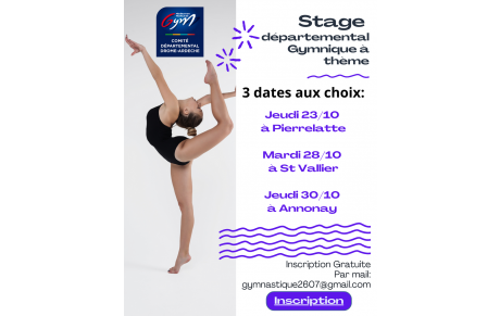 Stage départemental Gymnique à thème