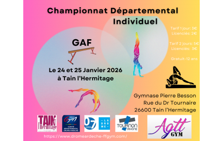 Championnat Départemental GAF Indivs