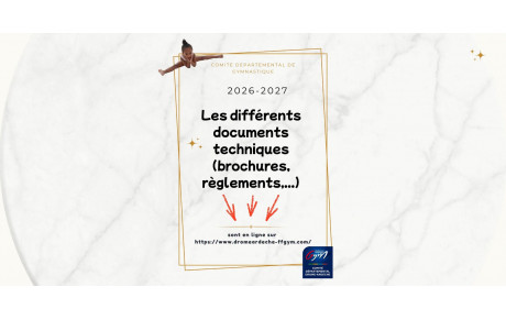 Documents techniques 2026-2027