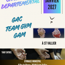 Compétition Départementale GAC TU TEAMGYM GAM